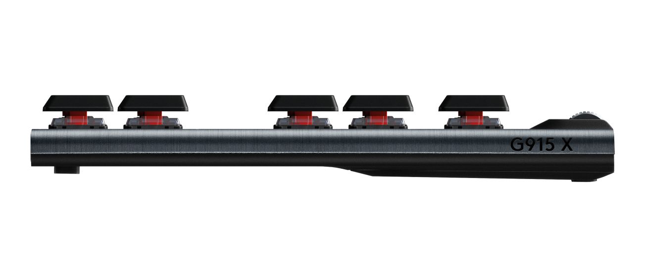 G915X Lightspeed LED Gaming Tastatur USB + RF Wireless + Bluetooth  (Schwarz) 