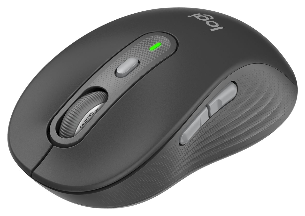MK950 Signature Slim Büro Tastatur RF Wireless + Bluetooth 2.4 GHz  (Graphit) 