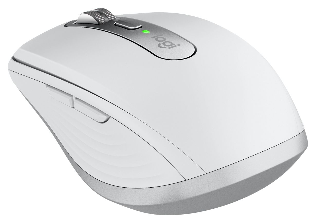 MX Anywhere 3S for Mac 8000 DPI Büro Maus Laser  (Silber, Weiß) 