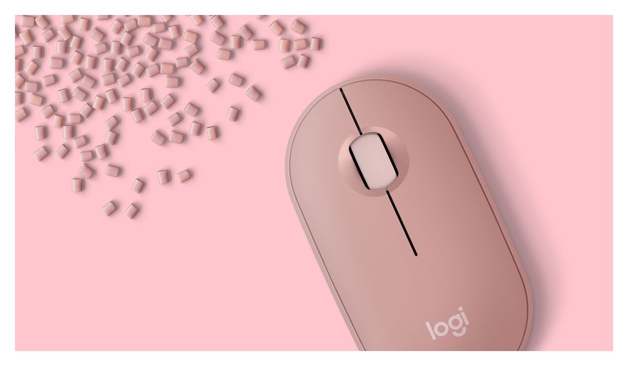 Pebble 2 M350s 4000 DPI Reisen Maus Optisch  (Pink) 