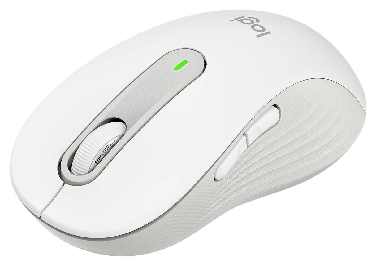 Signature M650 4000 DPI Büro Maus Optisch  (Weiß) 