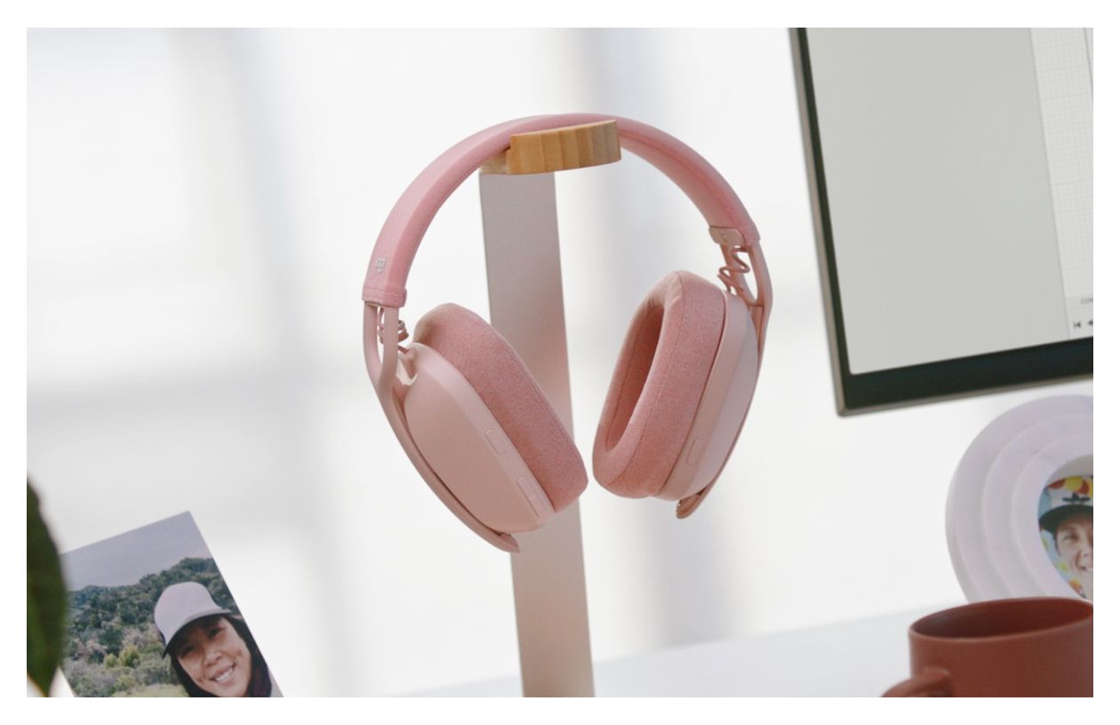 Zone Vibe 100 Over Ear Bluetooth Kopfhörer kabellos 20 h Laufzeit  (Rose) 