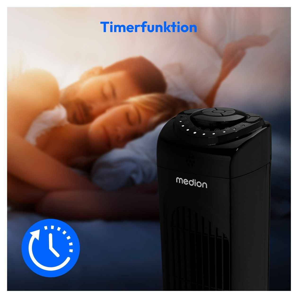 Life E11TF Turmventilator Stand 61 dB  (Schwarz) 