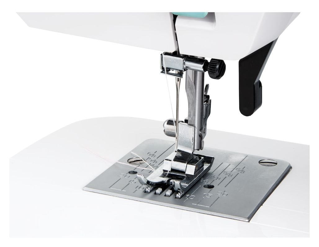 LIFE Nähmaschine SM70 (MD 11179) 12 verschiedene Stickmuster, 4-Stufen-Knopfloch, einstellbare Stichlänge, 70-Watt-Motorleistung 