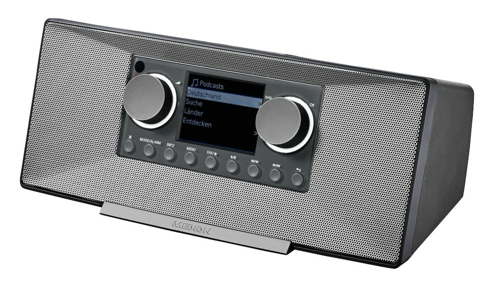 Life P85333 Bluetooth DAB+, FM Radio Internet  (Grau) 