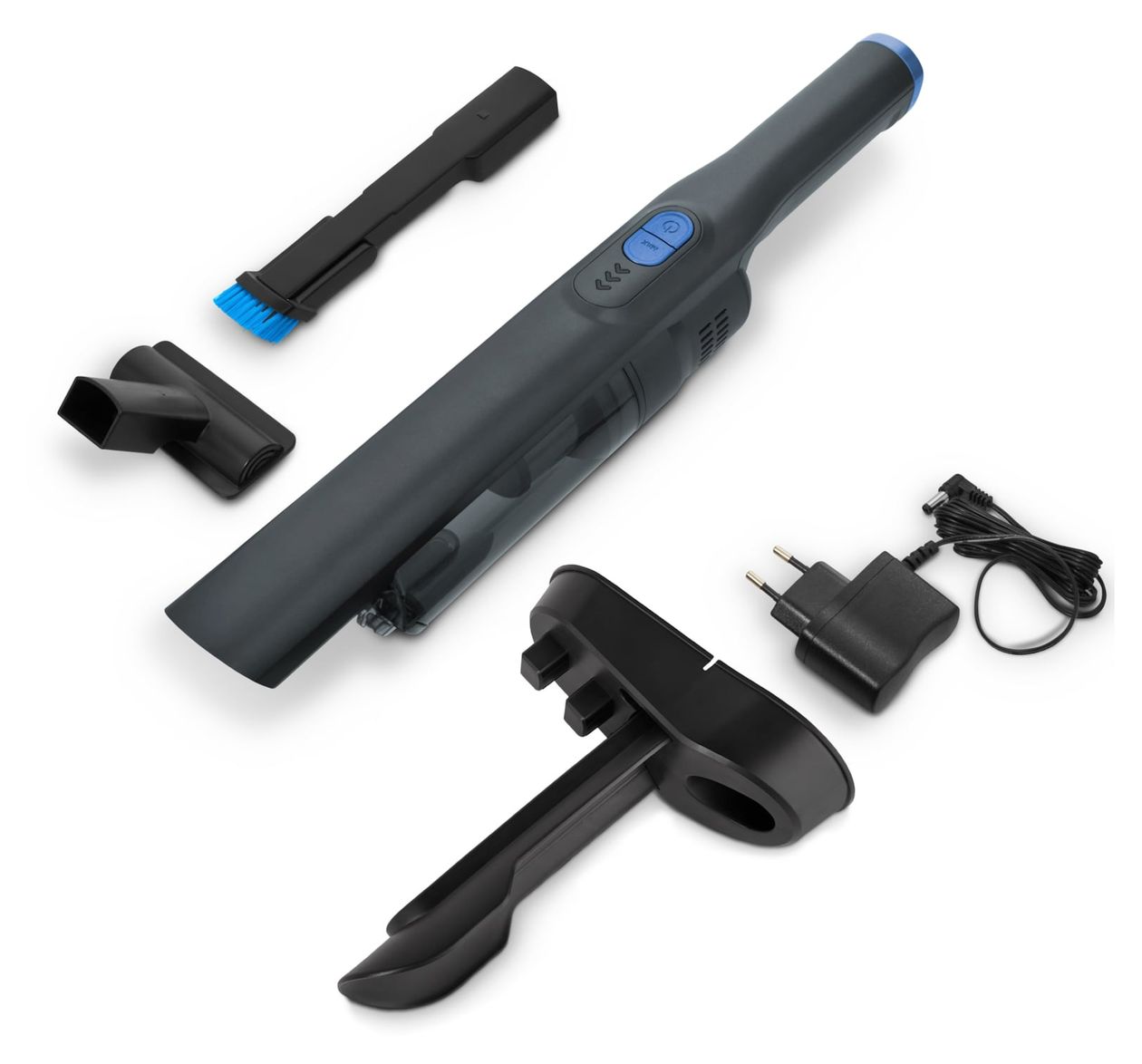 MD12057 Handstaubsauger Beutellos bis 15 min Laufzeit 14,8 V  (Grau) 