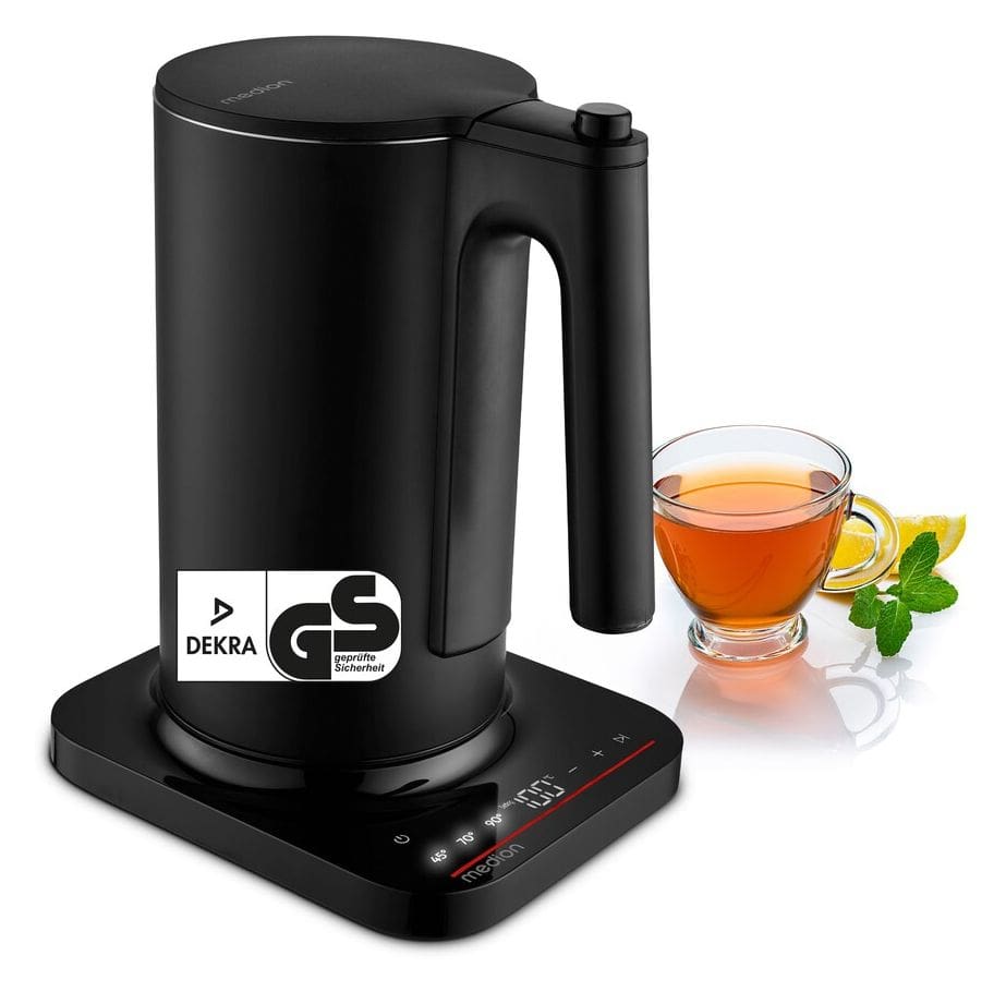 MD12106 1,5 l Wasserkocher 2200 W  (Schwarz) 