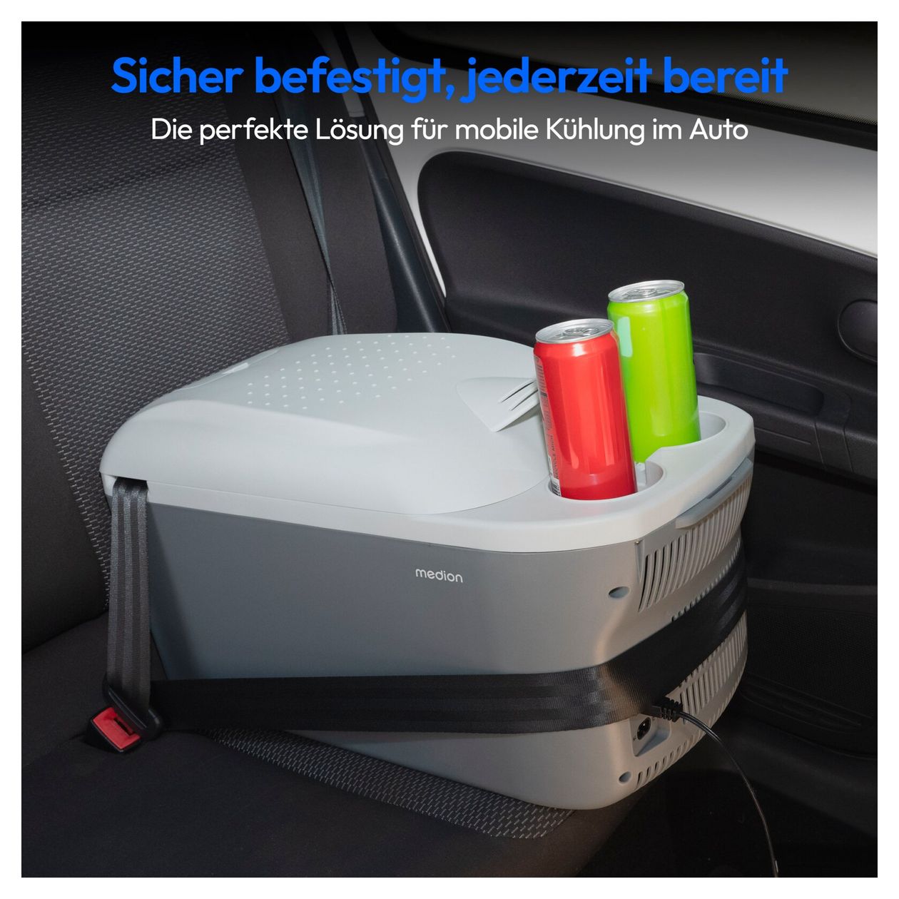 MD13100 16 l Kühlbox 57 W  (Grau, Weiß) 