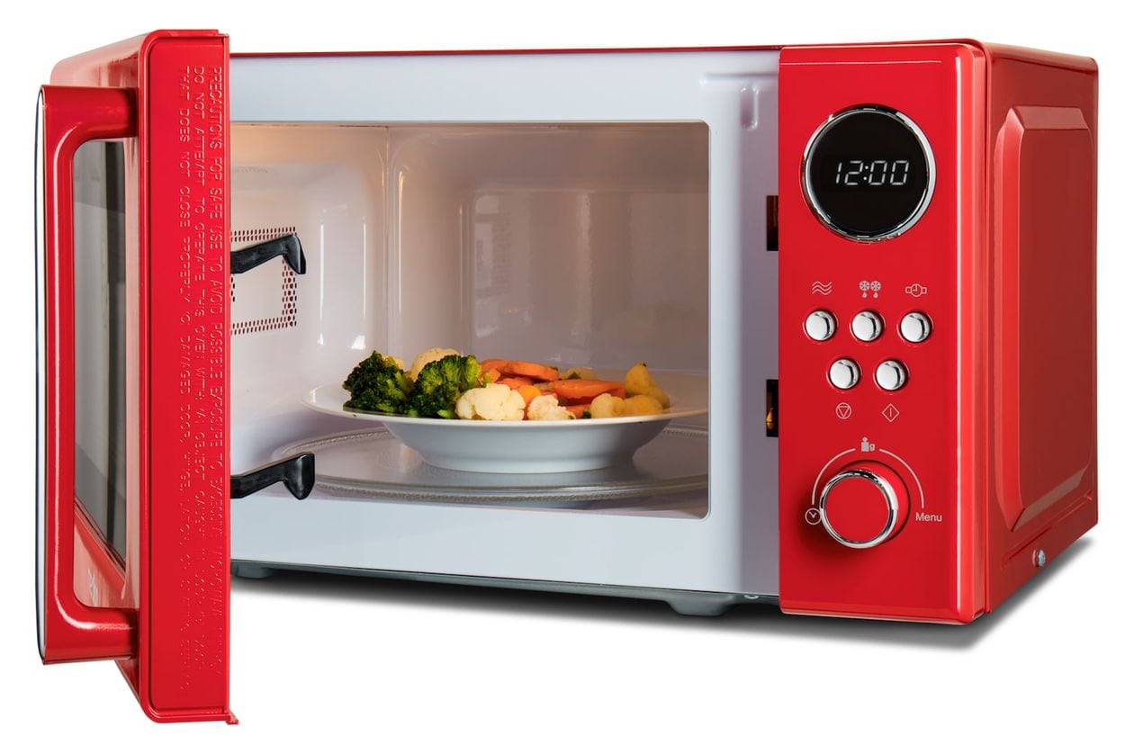 MD15000 Freistehende Mikrowelle 800 W Größe: klein 5 Stufen  (Rot) 