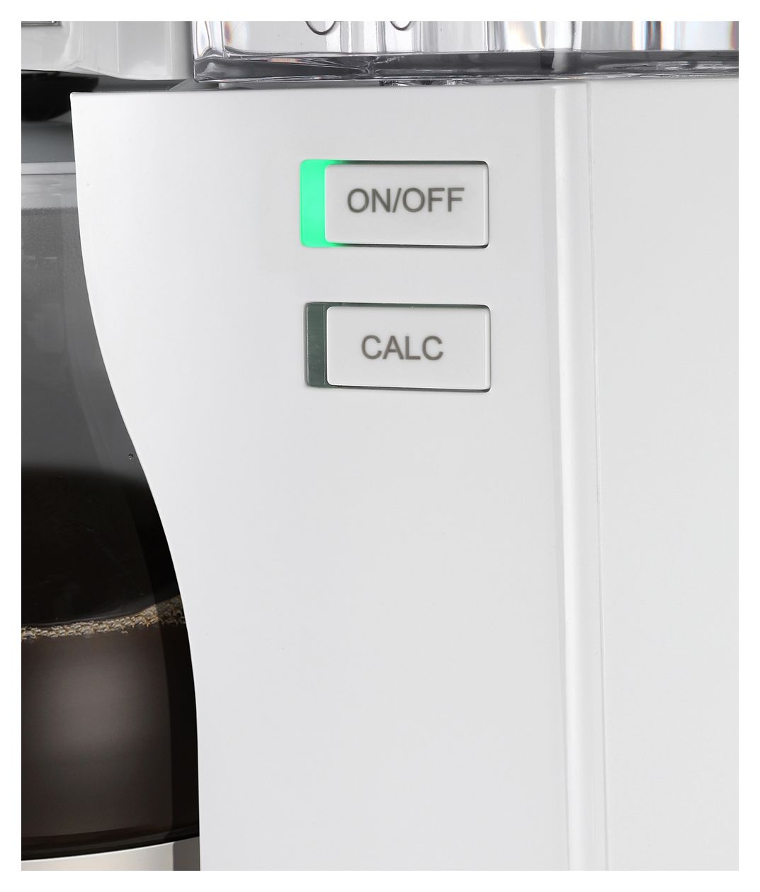 1025-05 15 Tassen Filterkaffeemaschine  (Silber, Weiß) 