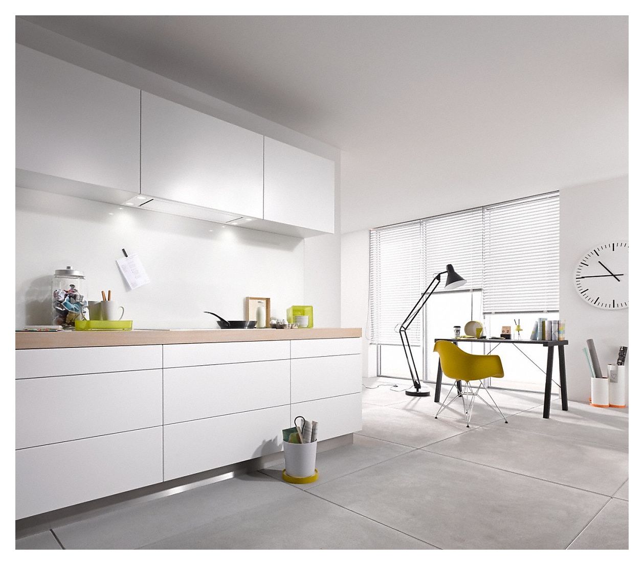 DA2698 Abluft/Umluft Dunstabzugshaube/Esse Einbau 88 cm (Weiß) 