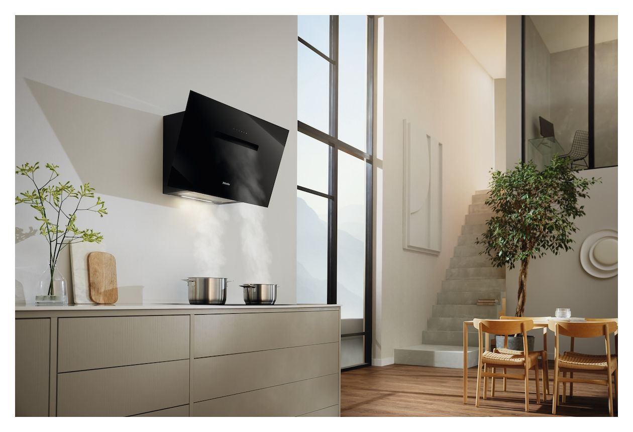 DAH1850 Active Abluft/Umluft Dunstabzugshaube/Esse Wand 798 mm (Schwarz) 