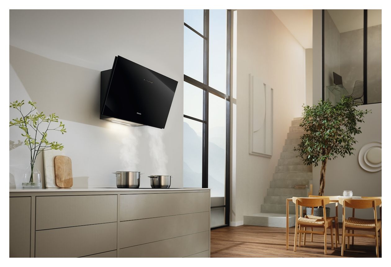 DAH2860 Escala Abluft/Umluft Dunstabzugshaube/Esse Wand 798 mm (Schwarz) 