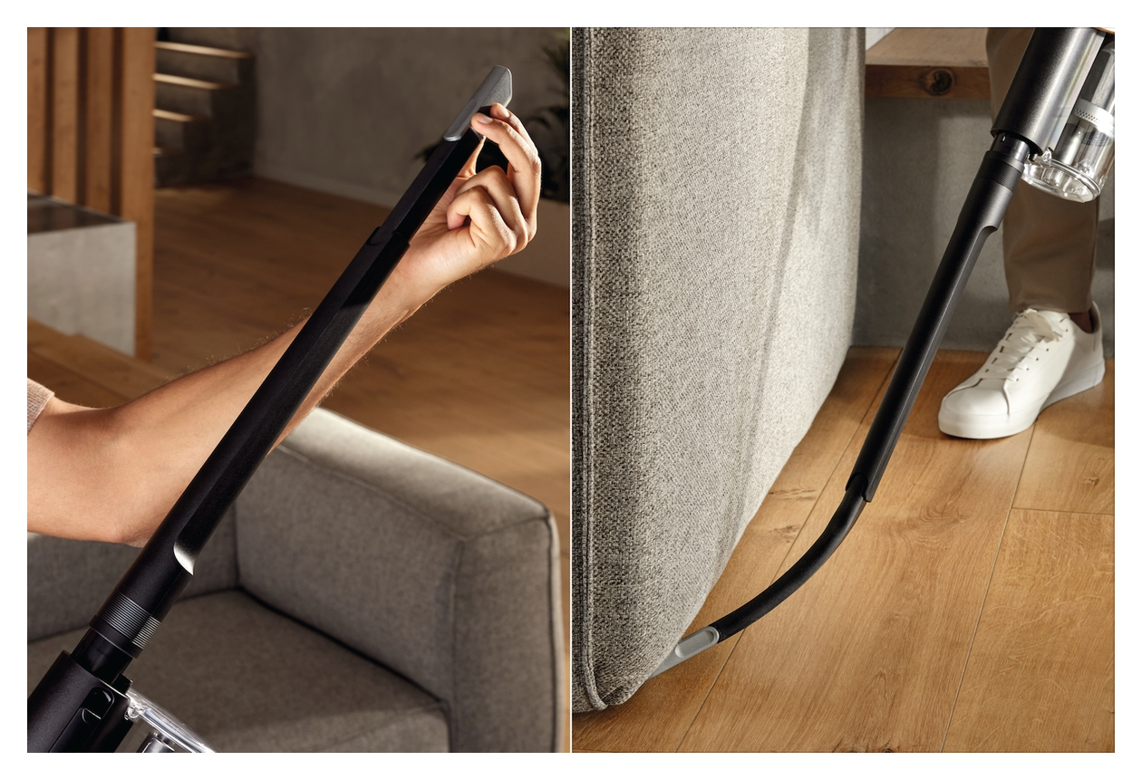 Duoflex HX1 Total Care Handstaubsauger Beutellos bis 55 min Laufzeit Hygienefilter  (Schwarz, Pink) 