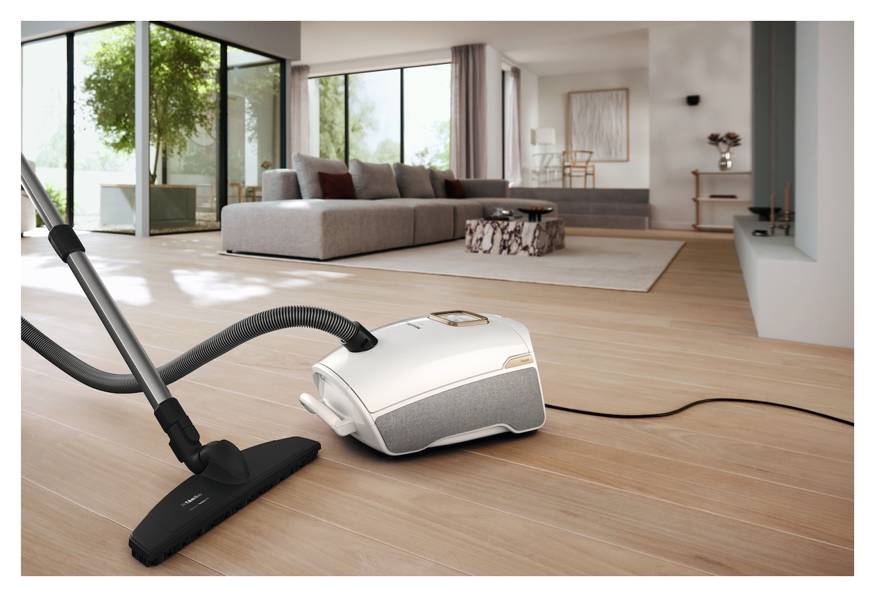 Guard L1 Parquet XL Bodenstaubsauger mit Staubbeutel 890 W Miele AirClean Plus  (Weiß) 