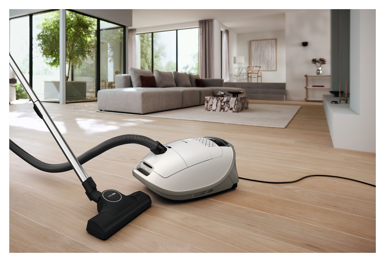 Guard M1 S8380 Bodenstaubsauger mit Staubbeutel 890 W Air-Clean  (Weiß) 