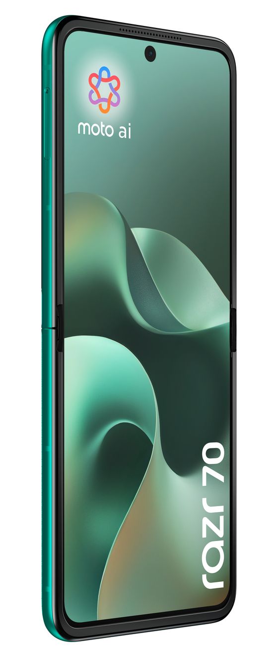Razr 70 256 GB 5G Smartphone 17,5 cm (6.9 Zoll) Android 50 MP Dual Kamera Dual Sim WiFi 6E (PANTONE Sporting Green) 