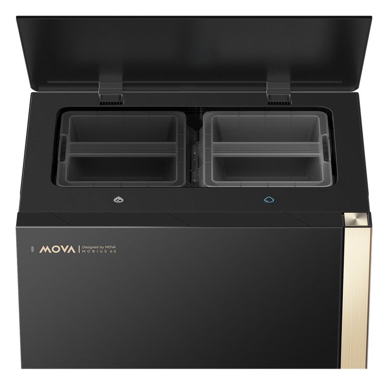 Mobius 60 Saugroboter nass/trocken 30000 Pascal Leistung  (Schwarz, Gold) 