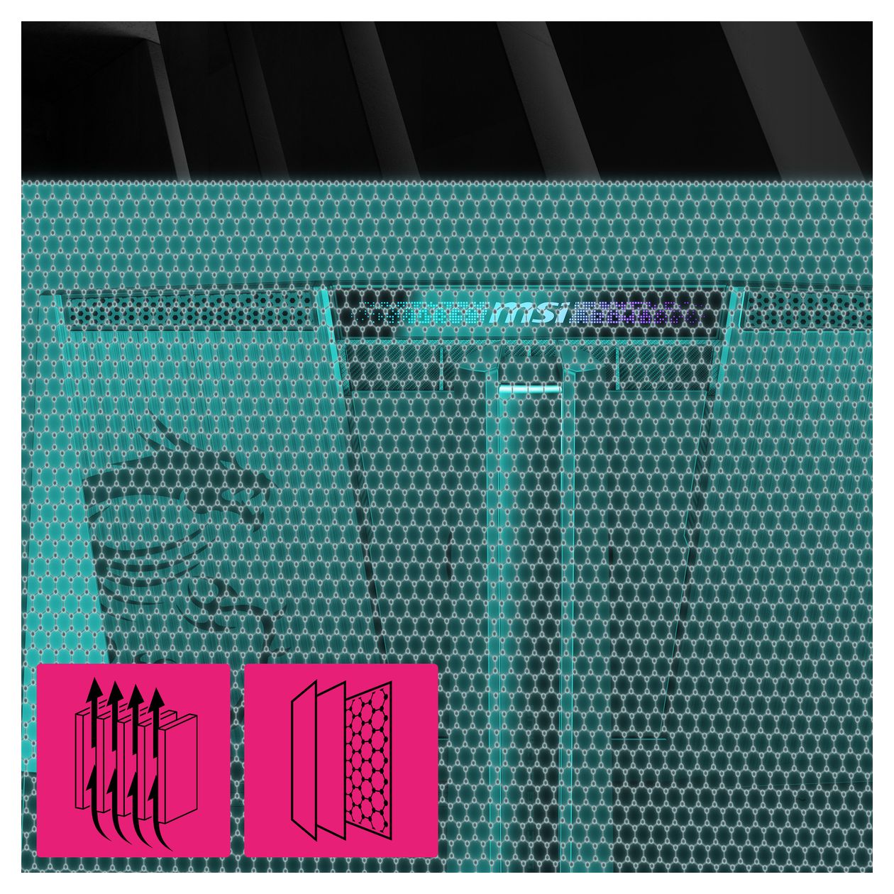 MPG 321URXDE QD-OLED 4K Ultra HD Monitor 80 cm (31.5 Zoll) 16:9 1 ms 250 cd/m²  (Schwarz) 