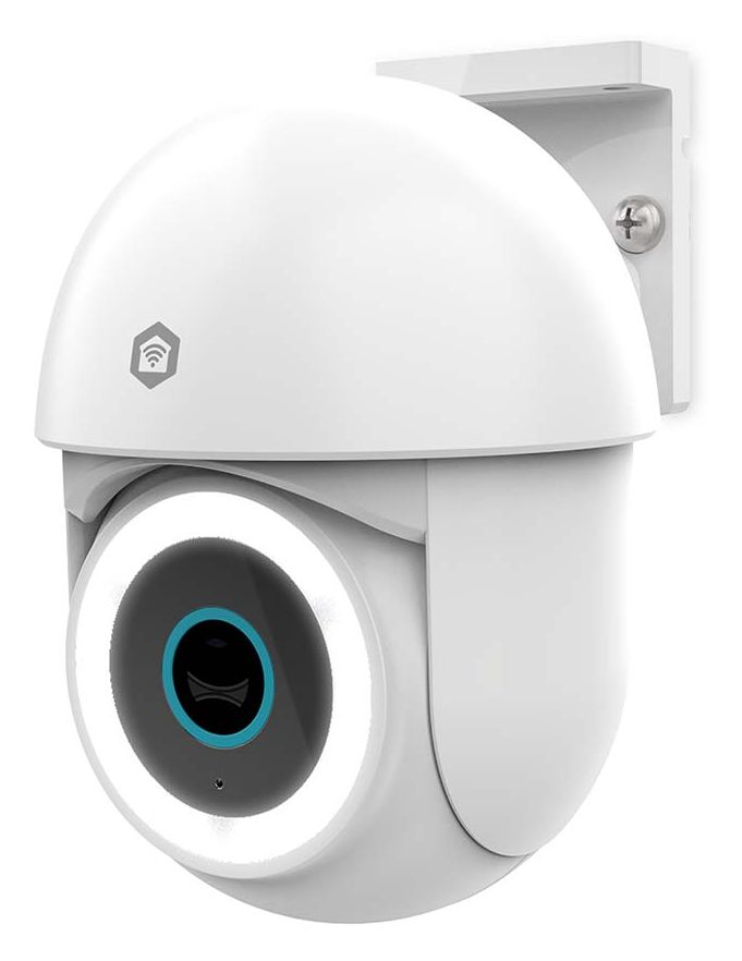 SmartLife WIFICO22CWT 1920 x 1080 Pixel IP-Sicherheitskamera IP65 Außen Nachtsicht  (Weiß) 