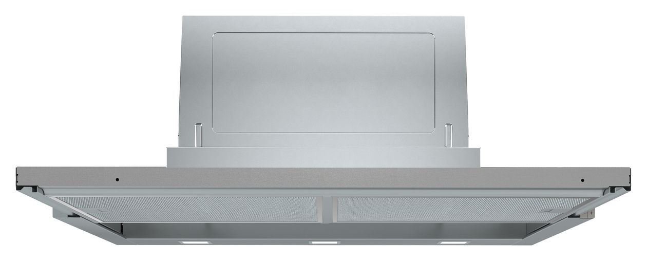 D49ED52X1 Abluft/Umluft Dunstabzugshaube/Esse Einbau 90 cm (Silber) 