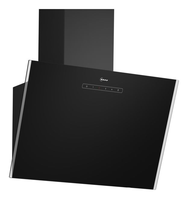 D63IDK1S0 Umluft Dunstabzugshaube/Esse Wand 60 cm (Schwarz) 