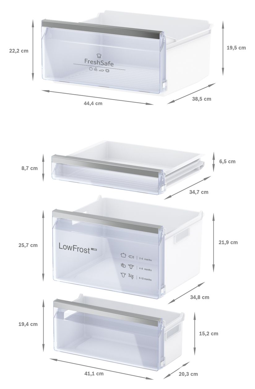 N50 KI5862SE0S Schlepptür 183 l / 84 l 177,5 cm Einbau Kühl-/Gefrierkombination 229 kWh 