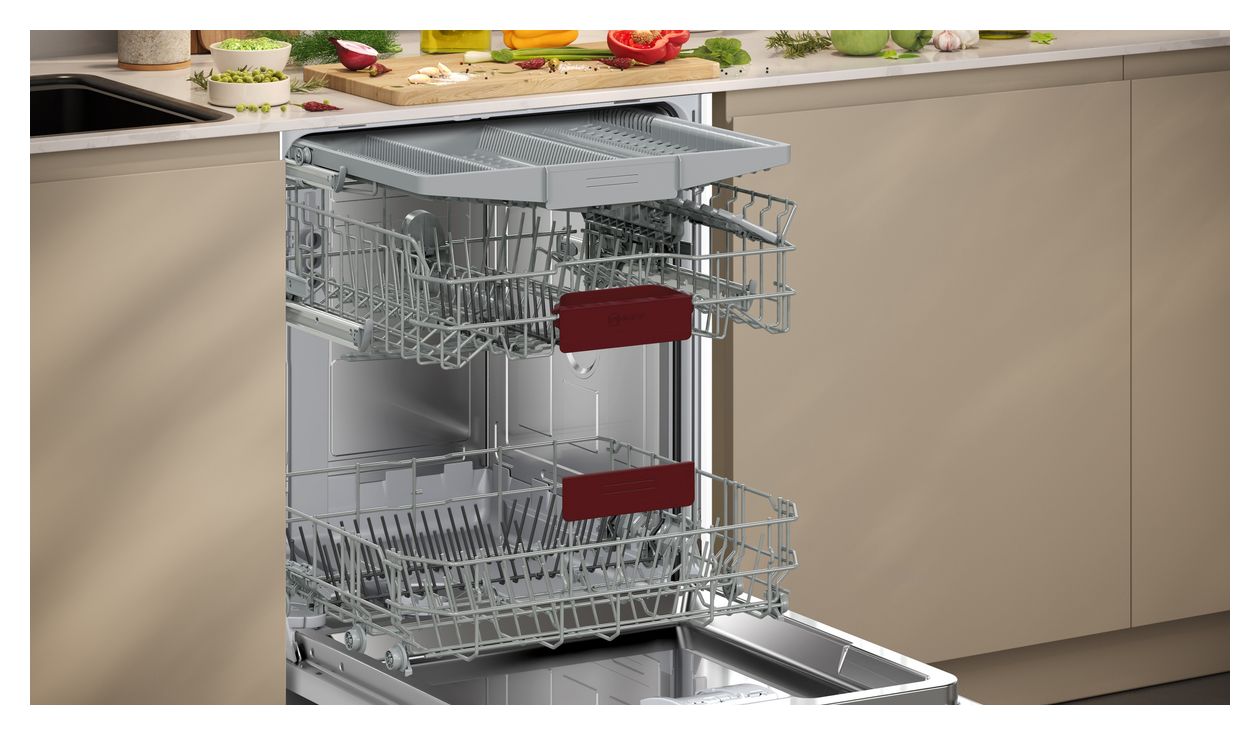 N50 S255EVX04E 60 cm Geschirrspüler vollintegriert (ohne Front) Leise 14 Maßgedecke aquaStop Funktion Wärmetauscher 
