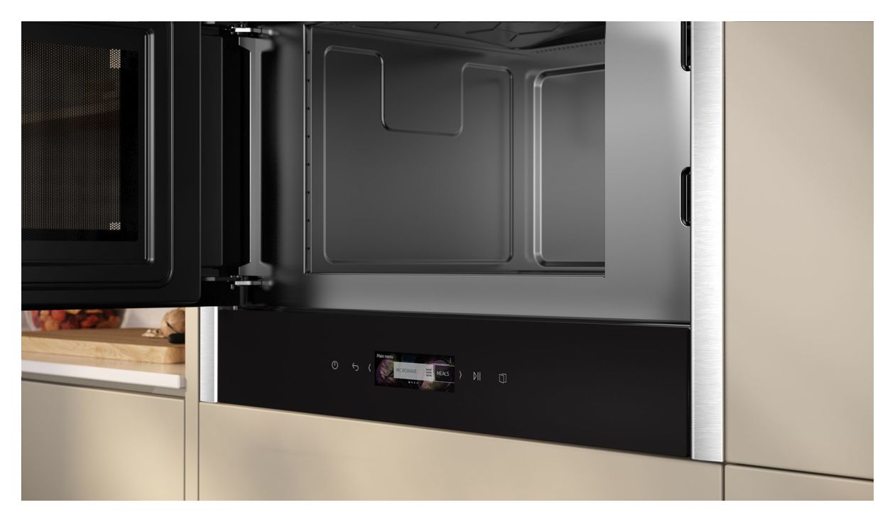 N70 NL4WR21N1 Einbau-Mikrowelle 900 W Größe: mittel 5 Stufen (Schwarz) 