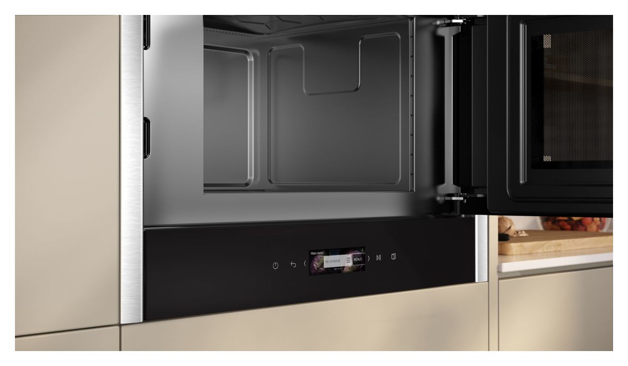 N70 NR4WR21N1 Einbau-Mikrowelle 900 W Größe: mittel 5 Stufen (Schwarz) 