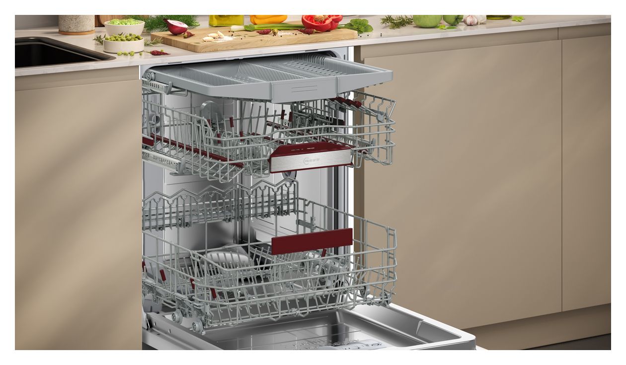 N70 S157ZCX18E 60 cm Geschirrspüler vollintegriert (ohne Front) Sehr leise 14 Maßgedecke aquaStop Funktion Zeolithe 