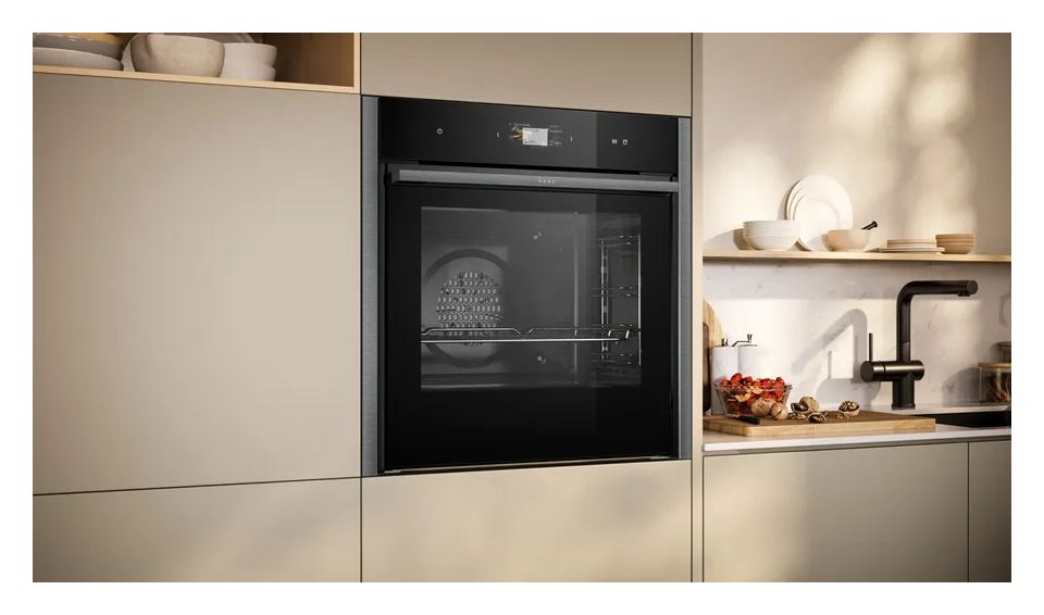 N90 B64VS73G0K Einbaubackofen groß Dampfgaren AutoClean 