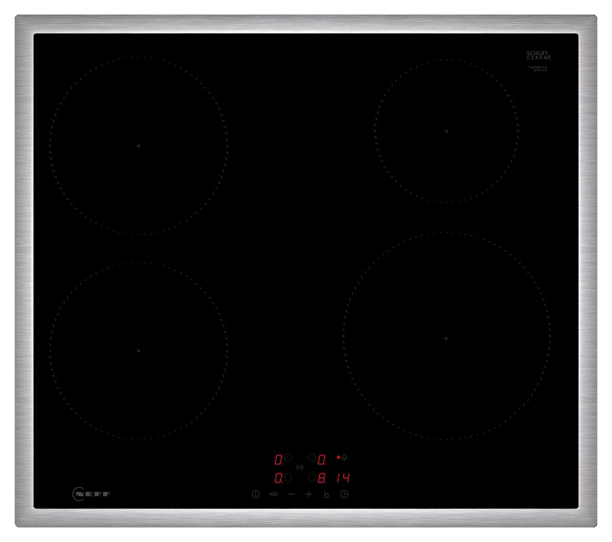 T46SBE1L0 autarkes 60 cm Induktions Kochfeld/Herdplatte 4 Zone(n) 