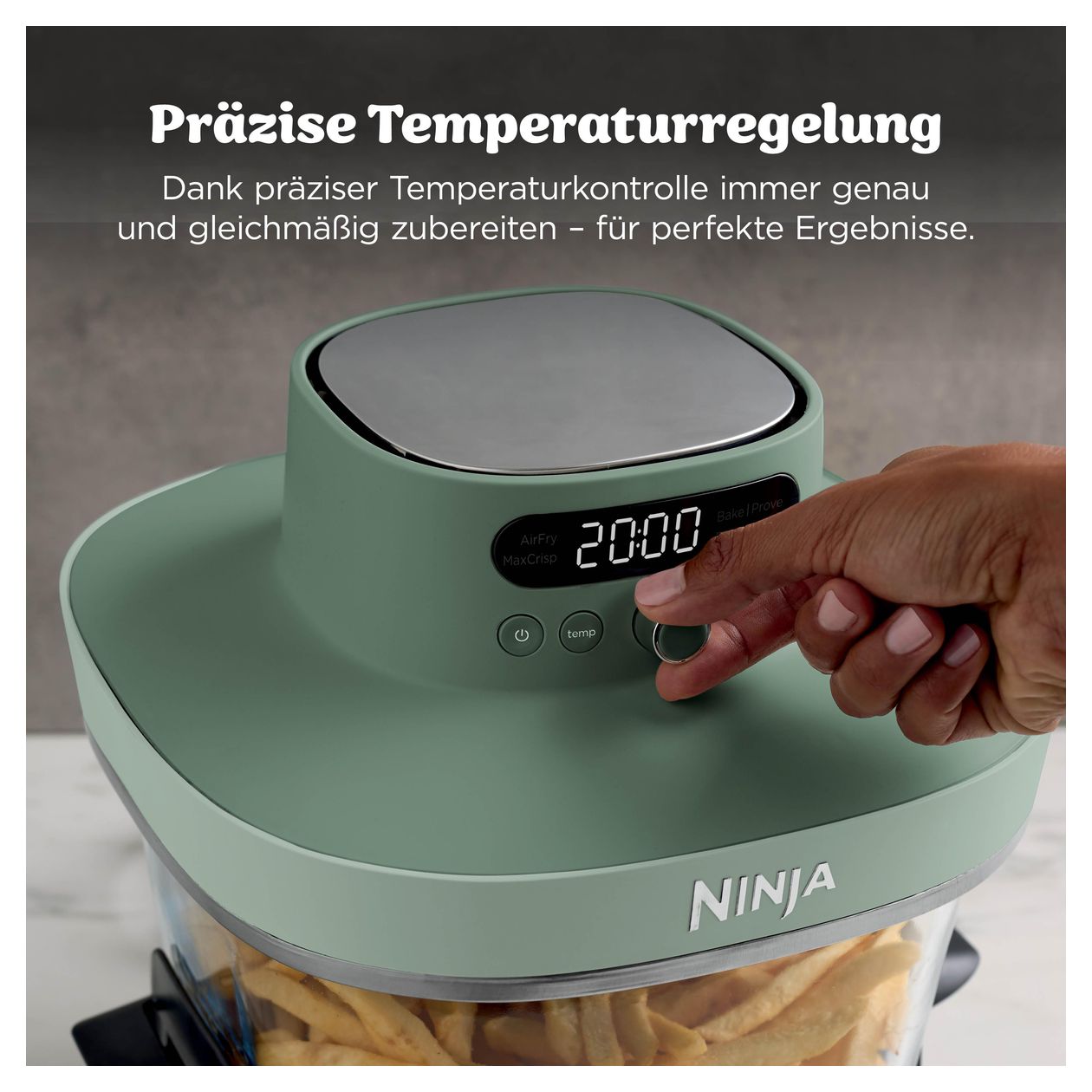 AS090EUGN Crispi Pro 5-in-1 Heißluftfritteuse 