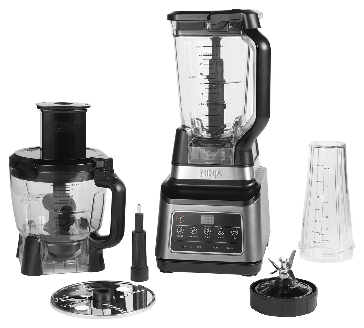 BN800EU 1,8 l Standmixer 3 Geschwindigkeiten 1200 W  (Schwarz, Silber) 