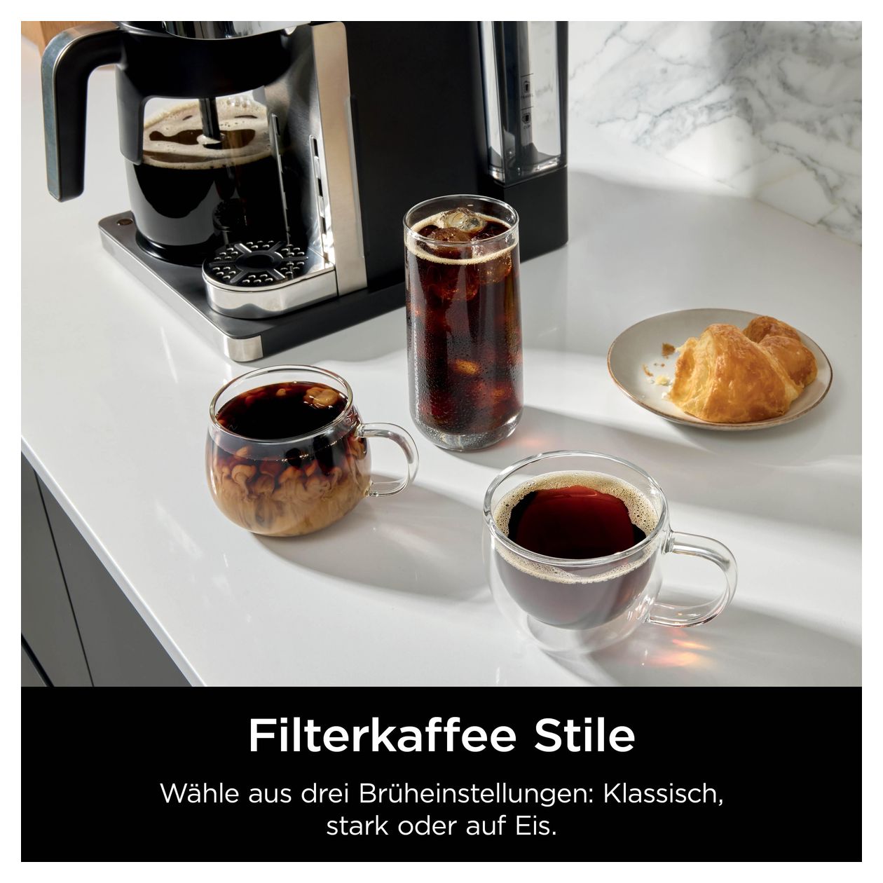 CFN802EU Filterkaffeemaschine 1,8 l  (Schwarz) 