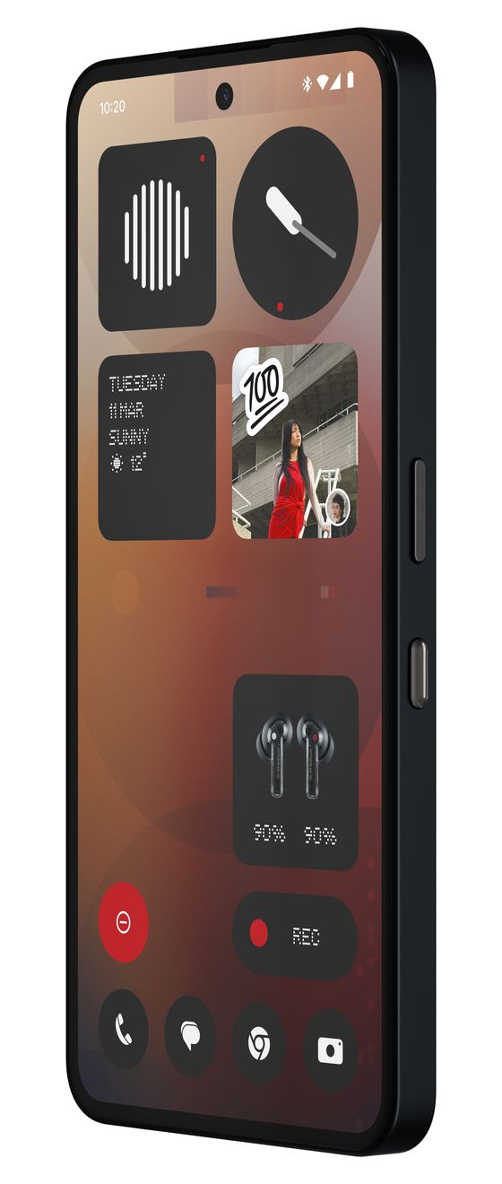 Phone (3a) 256 GB 5G Smartphone 17,2 cm (6.77") 2,5 GHz Android 50 MP Dreifach Kamera Dual Sim WiFi 6  (Schwarz) 