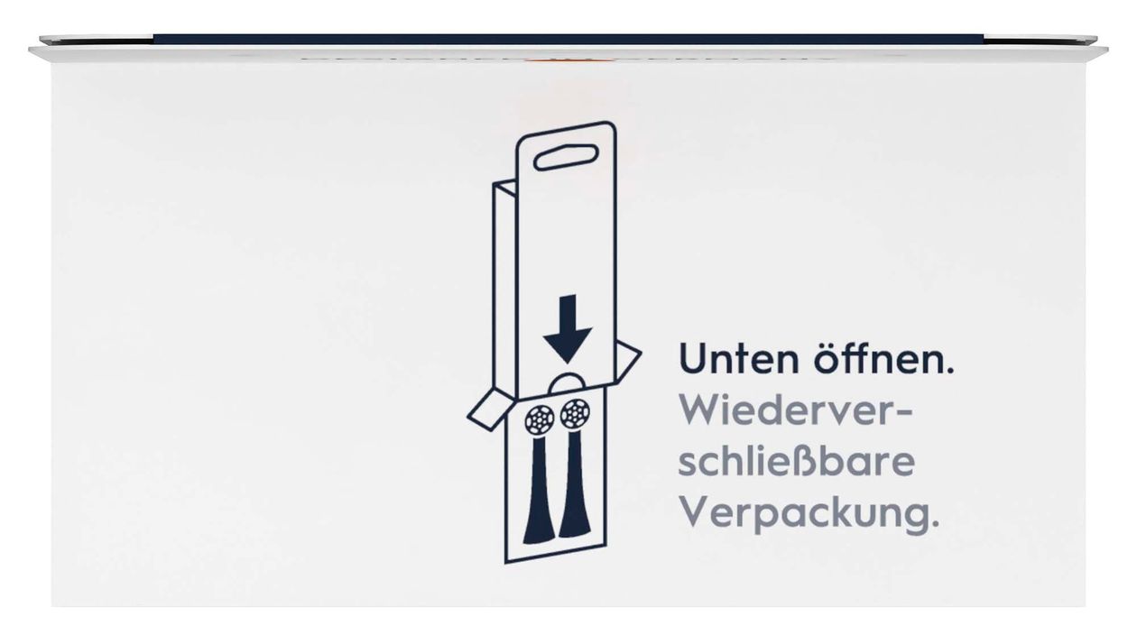 iO Ultimative Reinigung, Original Aufsteckbürsten, Schwarz, 2 Stück 