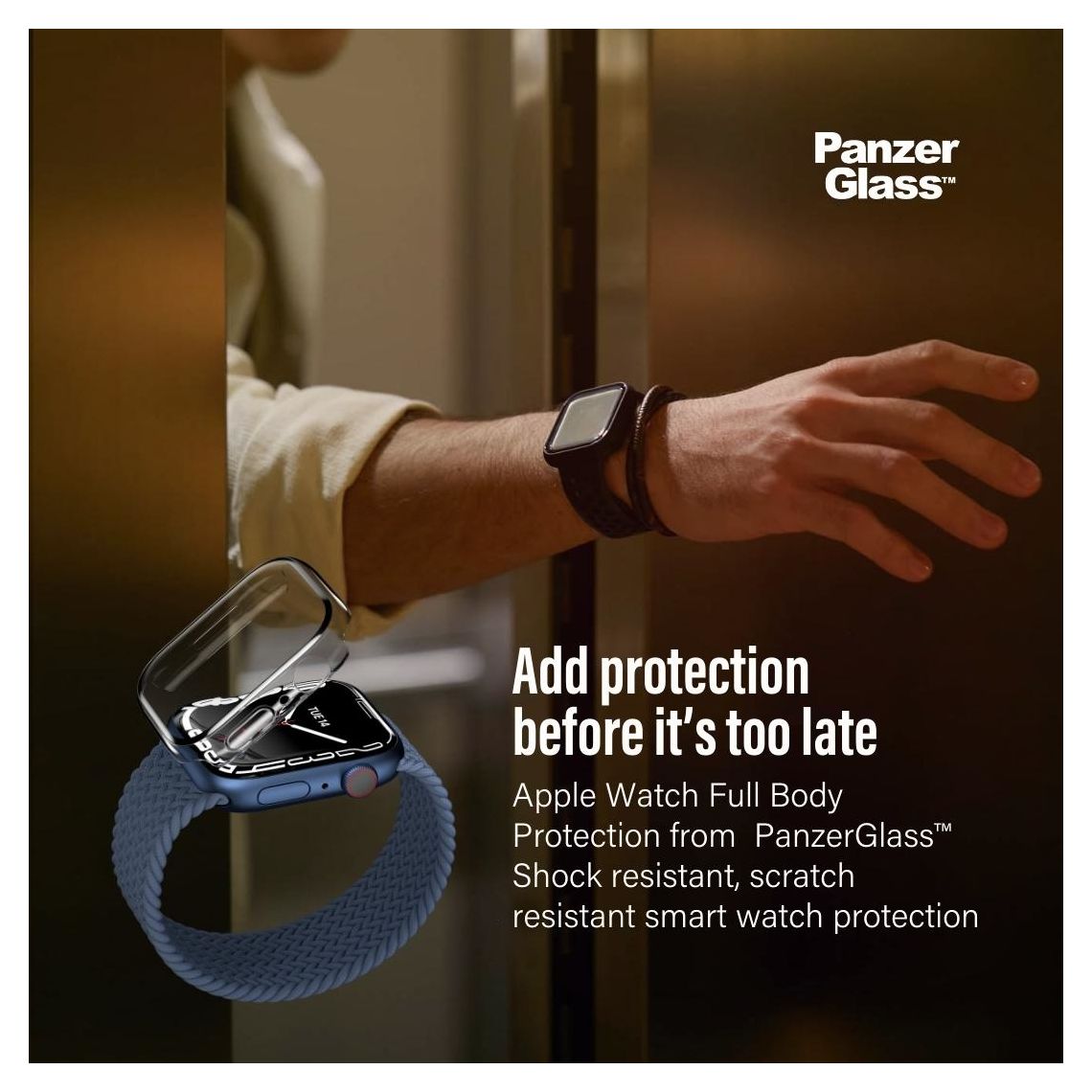 3641 Full Body Klare Bildschirmschutzfolie gehärtetes Glas für  Apple Apple - Watch Series 4 44mm, Apple - Watch Series 5 44mm, Apple - Watch Series 6 44mm, Apple - Watch SE 44mm Kratzresistent, Schockresistent, Antibakteriell 