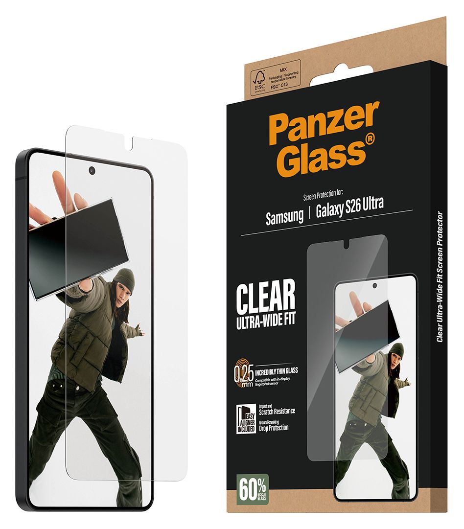 37869 Klare Bildschirmschutzfolie Polyethylenterephthalat, Silikon für  Samsung Samsung - Galaxy S26 Ultra Kratzresistent, Schockresistent 
