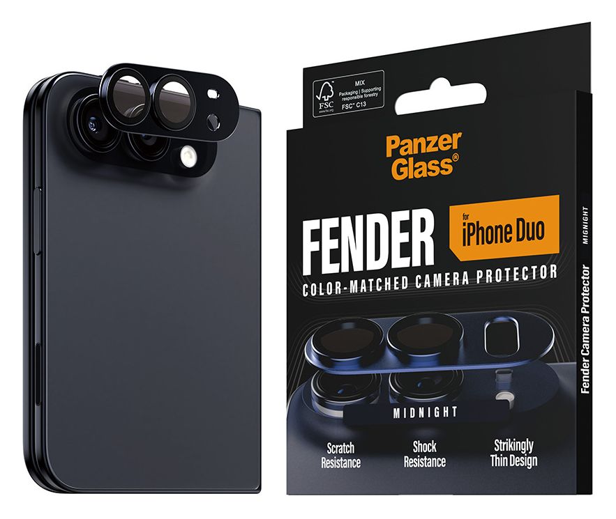 Fender Kameraobjektivschutz Silikon für Apple iPhone Duo 