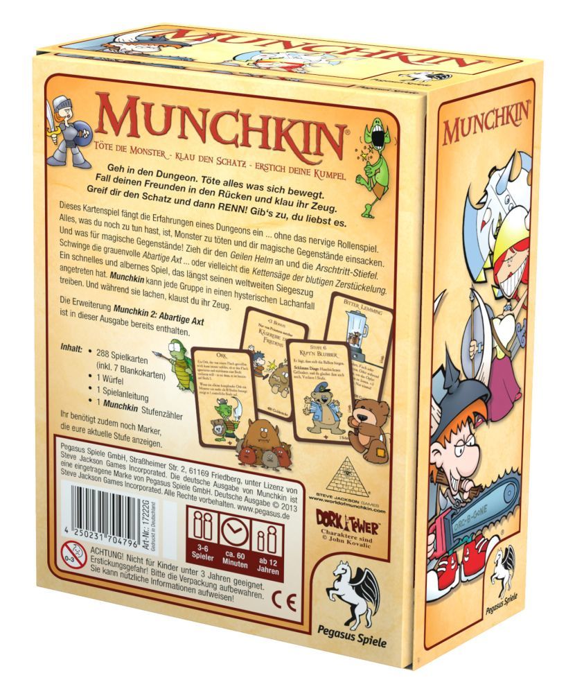 17222G Munchkin 1+2 Brettspiel bis zu 6 Spielern ab 12 Jahr(e) 