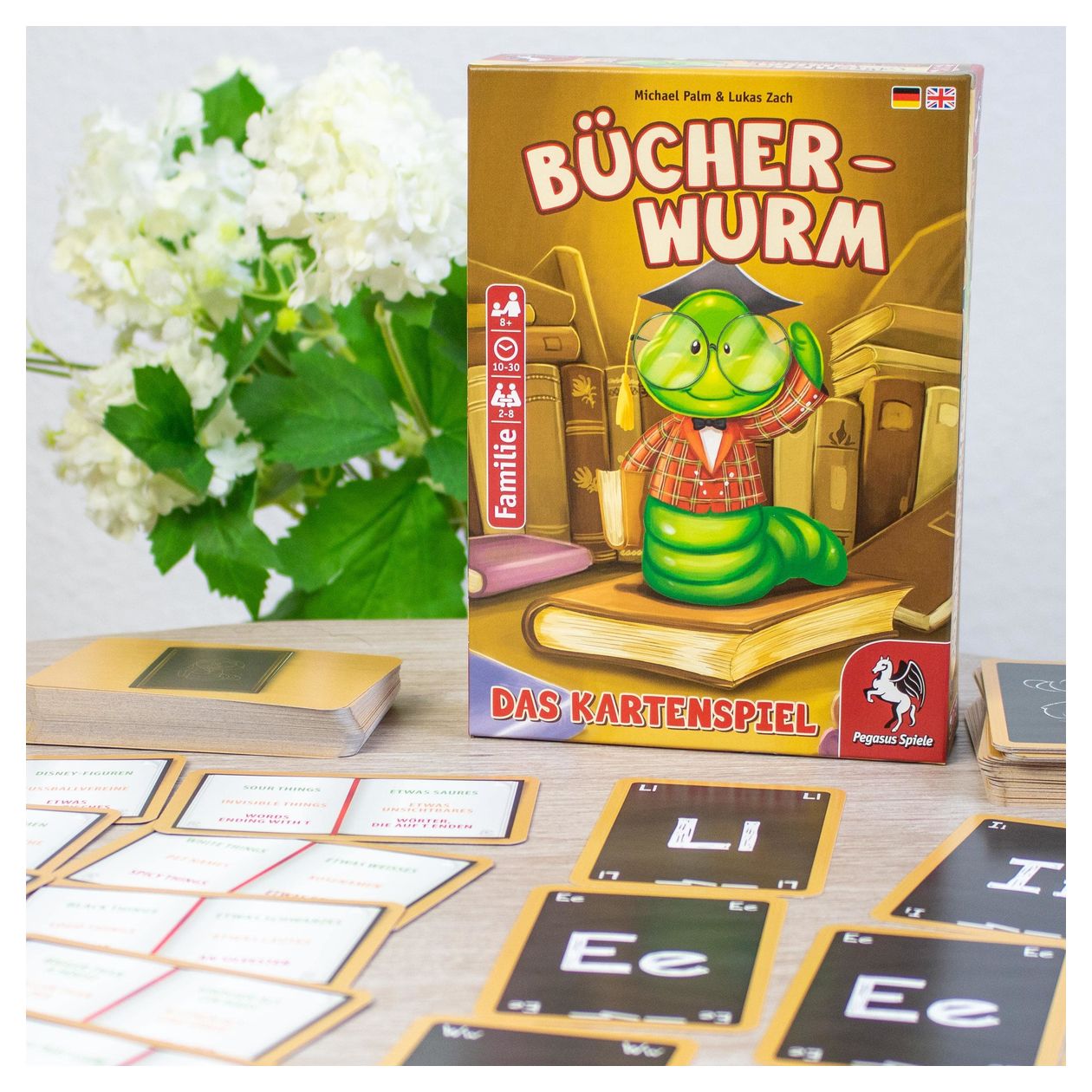 18322G Bücherwurm - Das Kartenspiel Kartenspiel bis zu 8 Spielern ab 8 Jahr(e) 