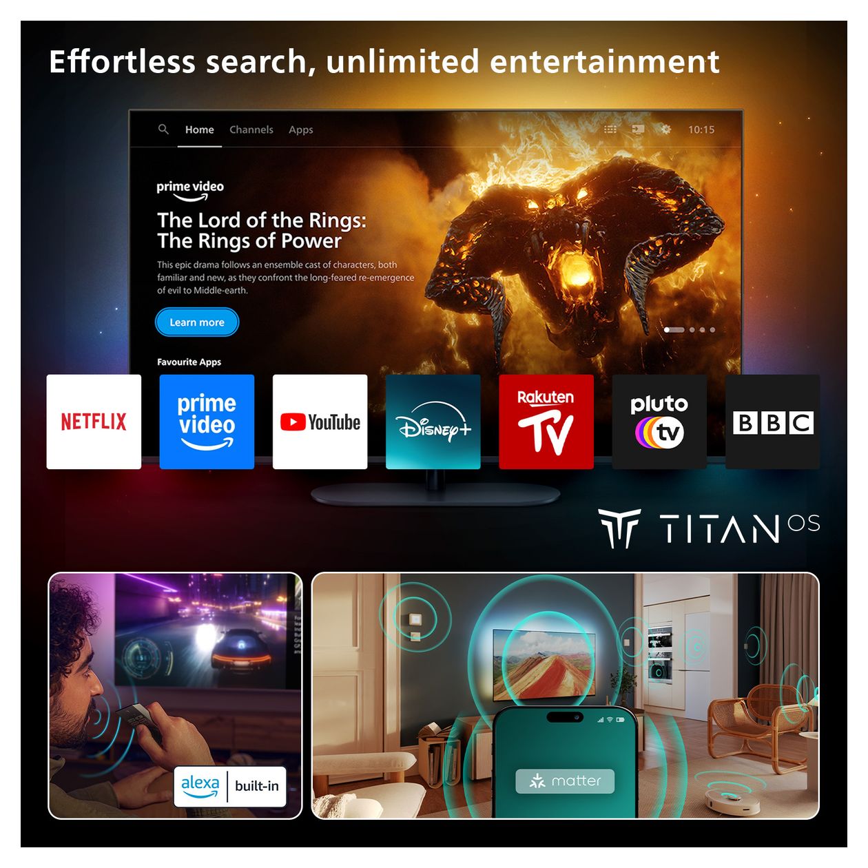 85PUS8500/12 QLED 2,16 m (85 Zoll) Fernseher 4K Ultra HD IntelliSound VESA 600 x 400 mm 