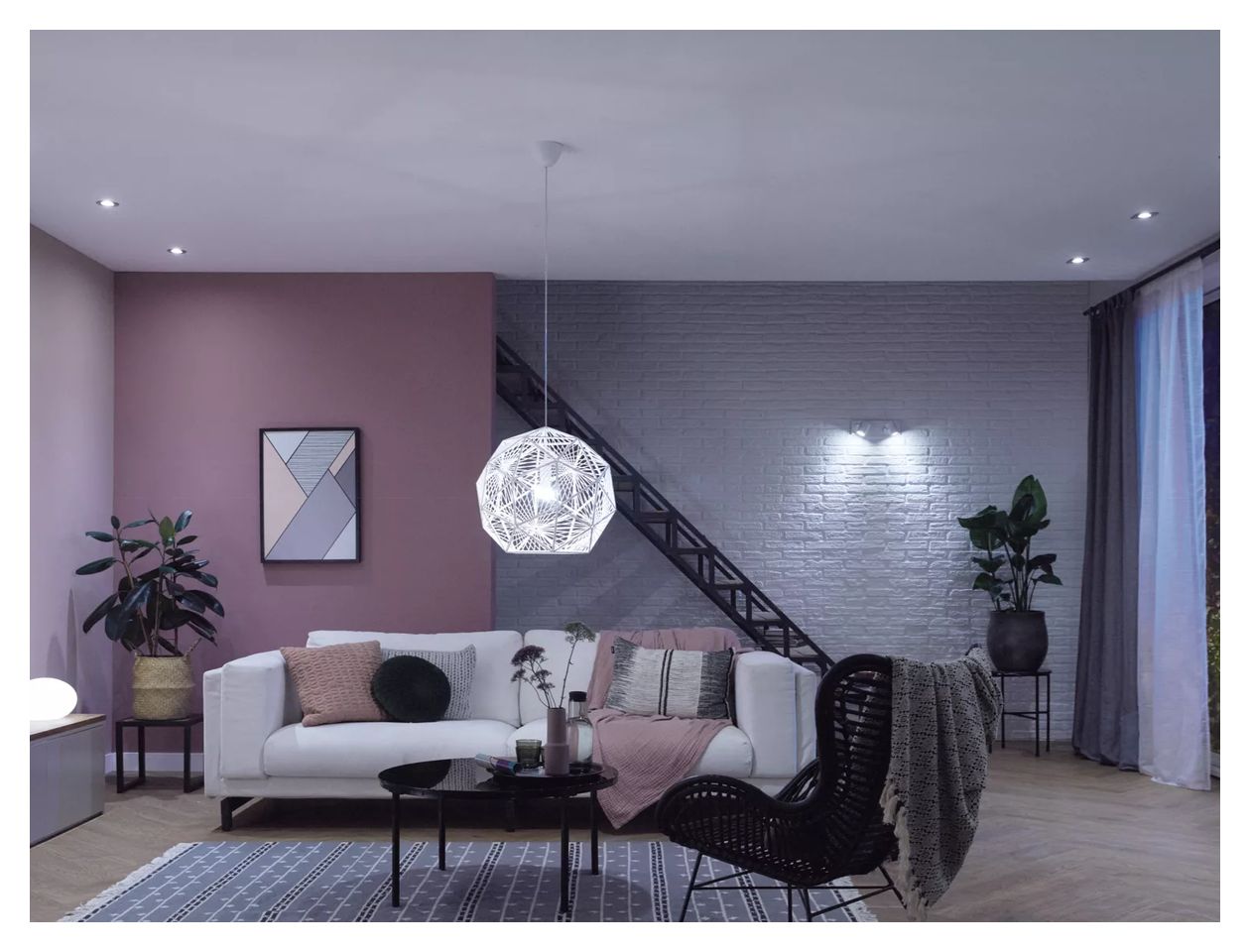 Hue White Ambience Starterset: E27 Lampe A60 Doppelpack + Dimmschalter LED Set für intelligente Beleuchtung 1100 mm Warmweiß, Kaltweiße 