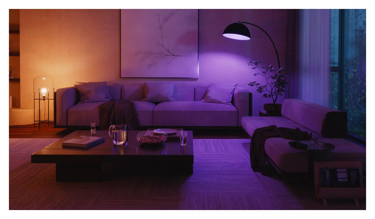 Hue White and Color Ambiance A60 E27 – 1100 lm LED Intelligentes Leuchtmittel Multi 