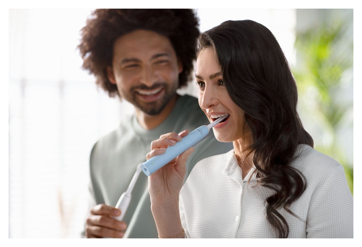 HX3651/12 Sonicare 2100 Series Schall-Zahnbürste für Erwachsene  (Blau, Weiß) 