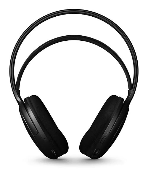 SHD6000BK/12 Over Ear Kopfhörer kabelgebunden&kabellos  (Schwarz) 