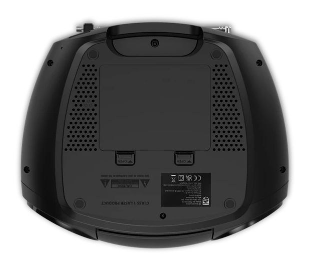 TAZ2500/10 CD Payer DAB+, DAB, FM Radio  (Schwarz) 