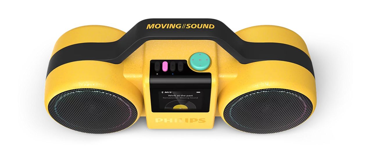 TAMS60 The Roller 60 W Bluetooth Lautsprecher IP67 Laufzeit bis 24 h  (Gelb) 